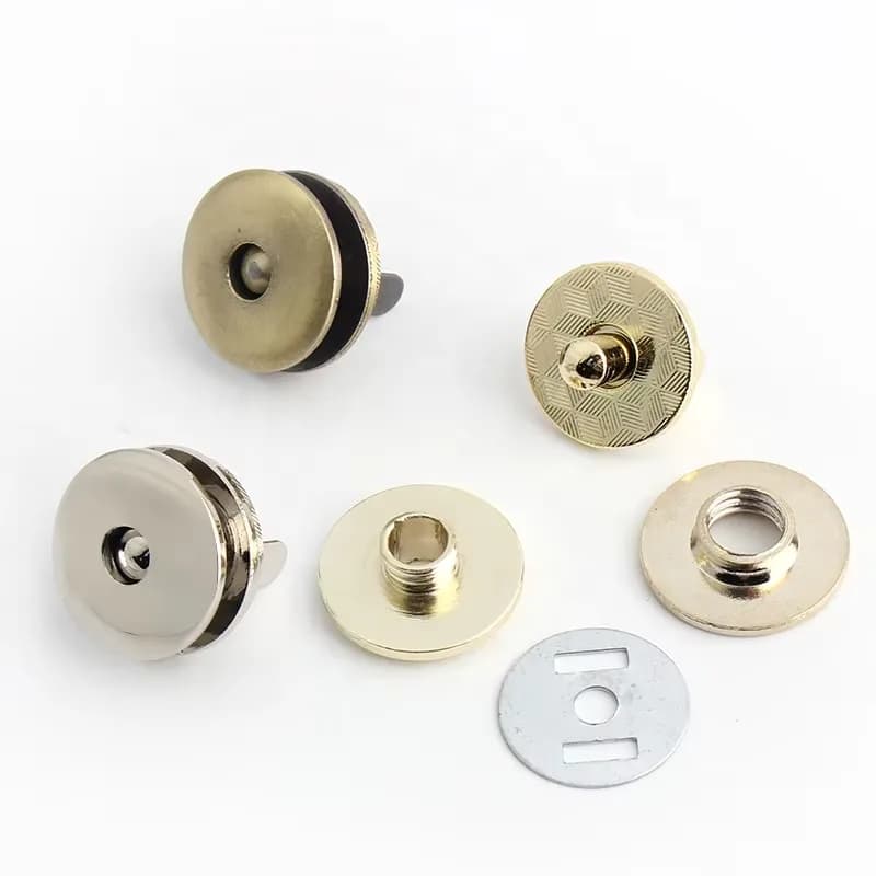 17mm 20mm Twist Flatback Magnetic Snaps - Strong Invisible Pressuring Magnet, front view
