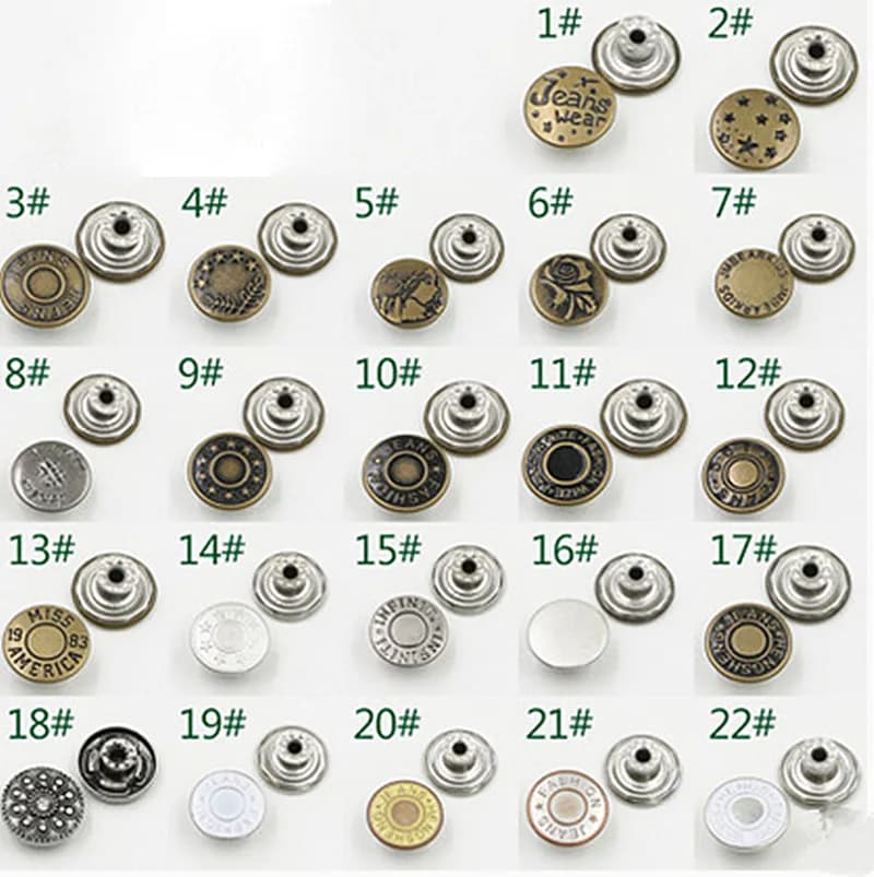 Torn Pocket Metal Snap Button With Single Zipper Skinny Jeans Button for Women, front view