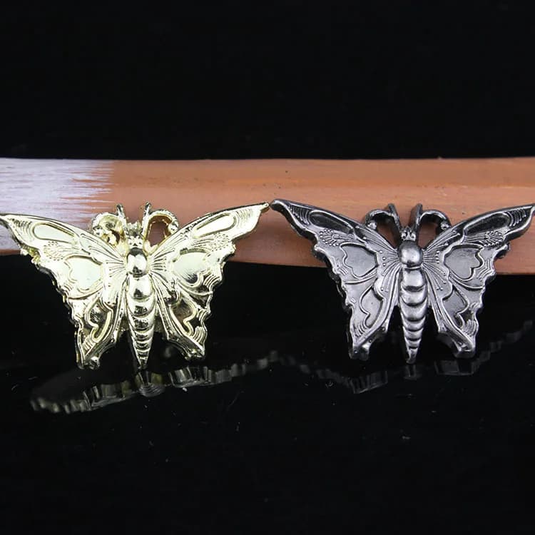 butterfly Design Conchos Metal Conchos Screw Back With Good Price, front view