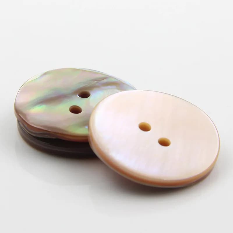 Custom Cheap Swing Buttons for Garments With Carved Laser LOGO Japanese, front view