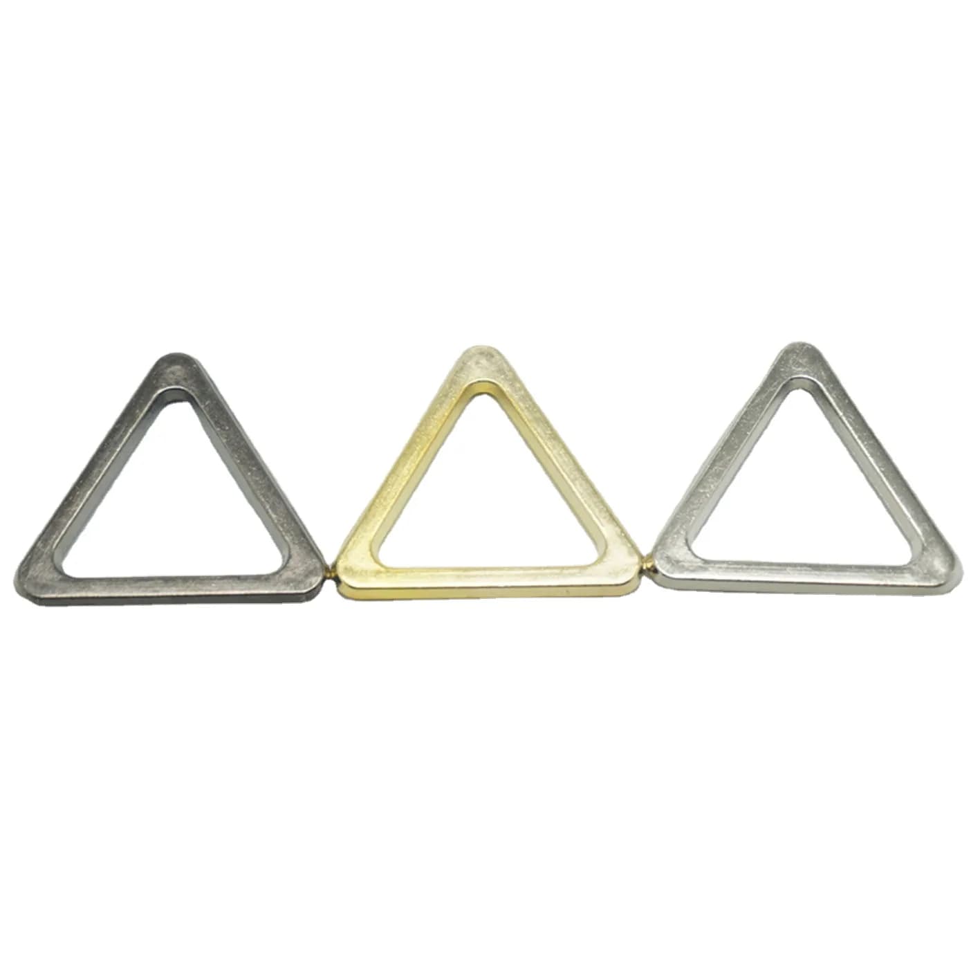 Buckles Decorating Metal Small Triangular Ring Buckle for Bag Belt Strap Shoes, front view