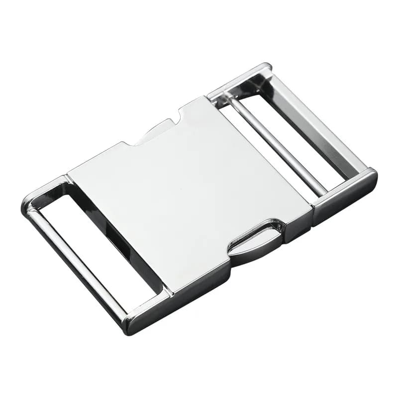 Custom Colored Metal Side Quick Release Metal Buckle for Motorcycle Helmet, front view