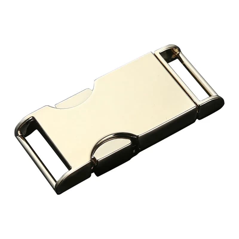 Adjuster Custom Slides Quick Release Tactical Metal Clip Buckle for Belt Shoes, front view