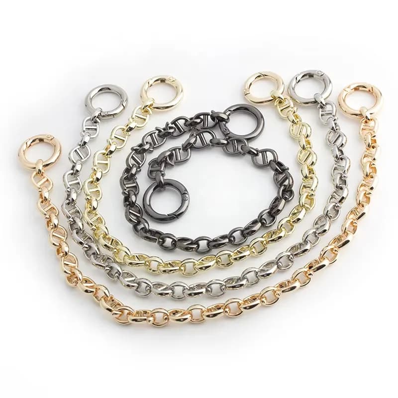 Fashion Shoulder Bag Metal Chain Accessories Replacement Purse Zinc Alloy Chain, front view