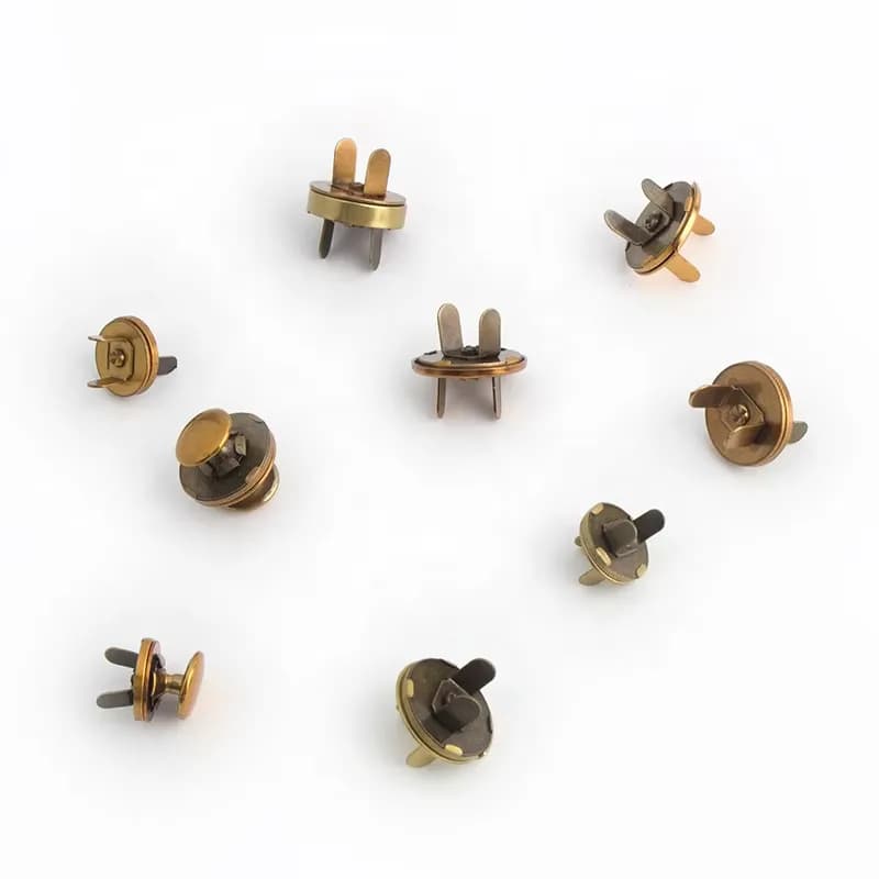 Round Metal Magnet Button Hardware Accessories Strong Magnetic Snap Button, front view