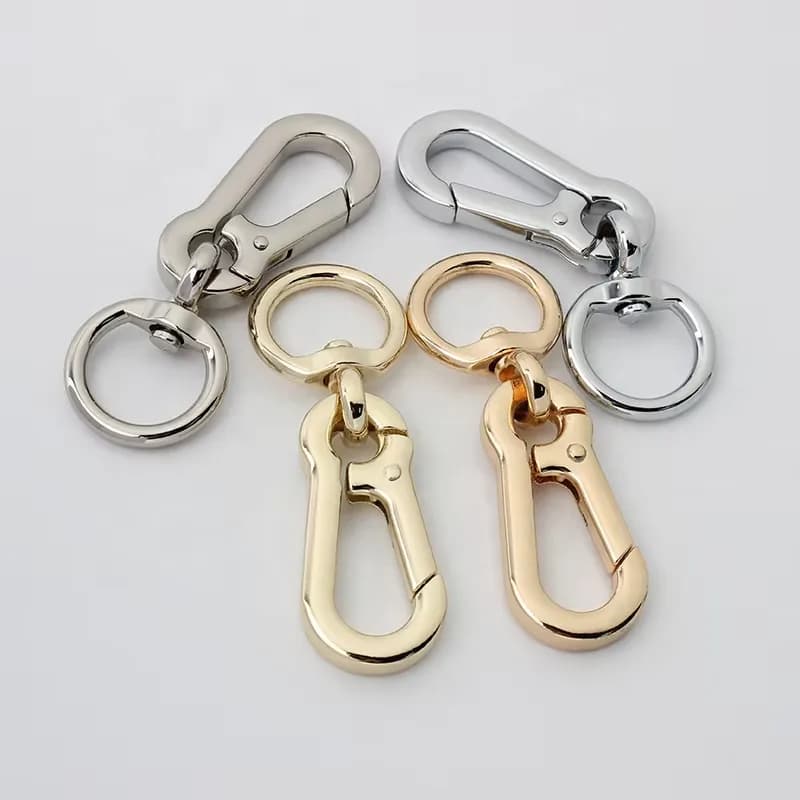Swivel Dog Hook Snap Hook Buckles Personalized Handbag Hardware Accessories DIY, front view