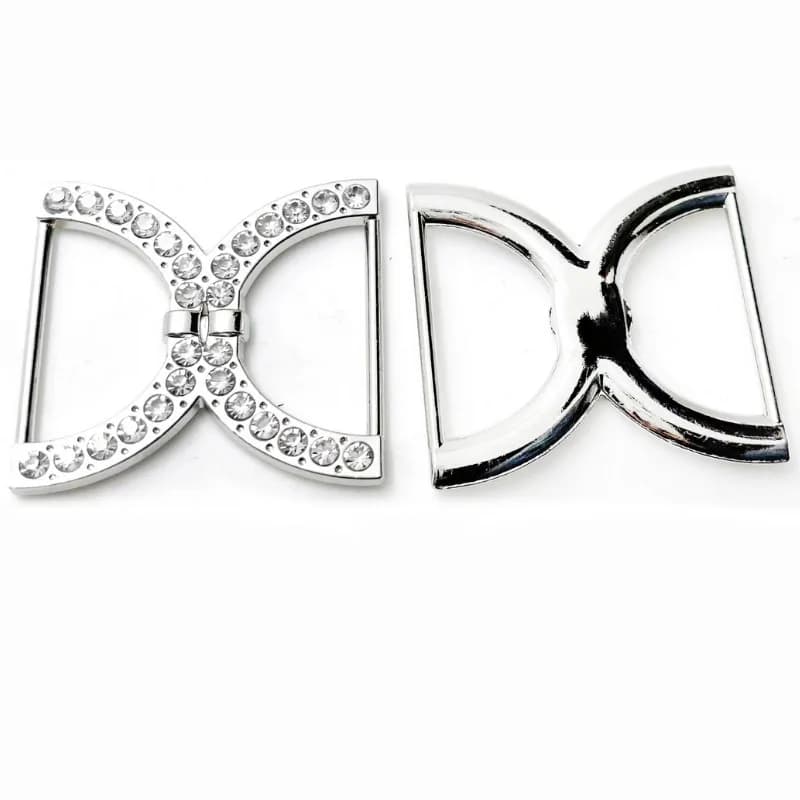 Custom Sale Bag Metal d Ring Belt Buckle D Shape Buckle Ring for Handbags, front view