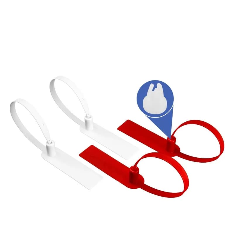 Insert Tamper Proof Plastic Security Seals Model 270mm Length Disposable Truck, front view