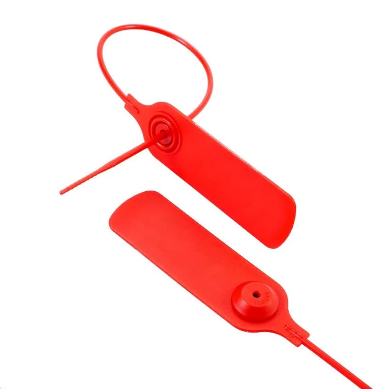 500mm 19.69inch Plastic Customs Seals One-Time Use for Cargo Containers Shoes, front view