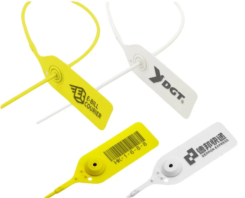 Clothing Pull Tight Security Lock PP Plastic Seal Tag 450mm Length Anti-theft, front view