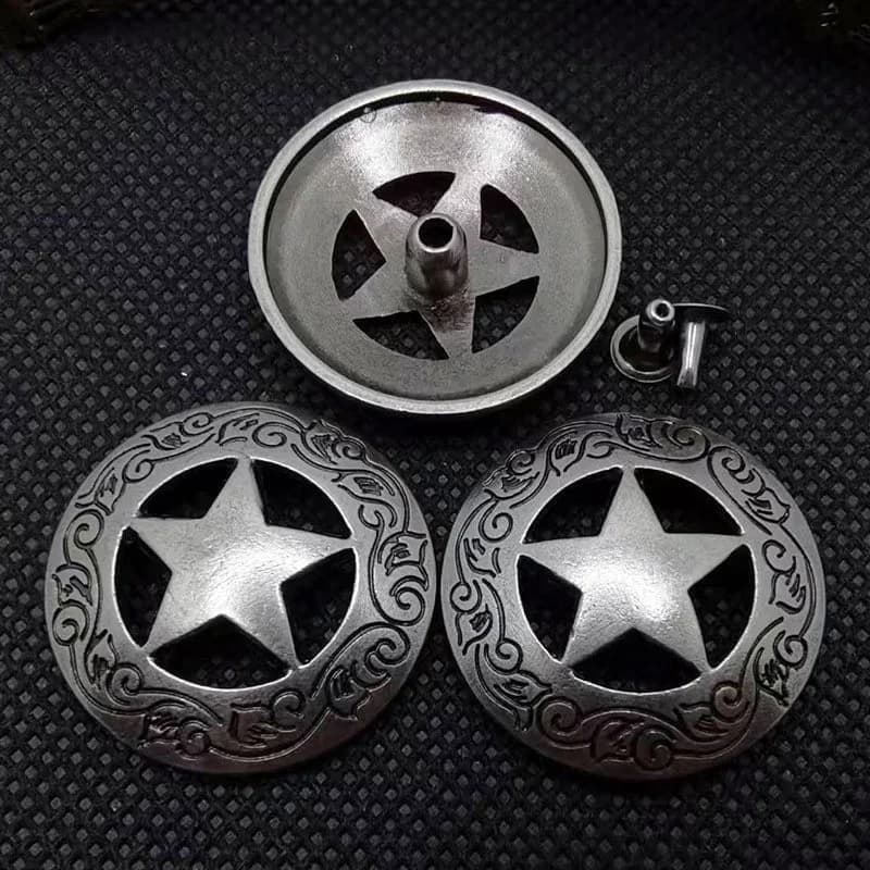 Hot Selling Perfect Fit Instant Conchos Adjustable Jeans Rivets Button Instant, front view