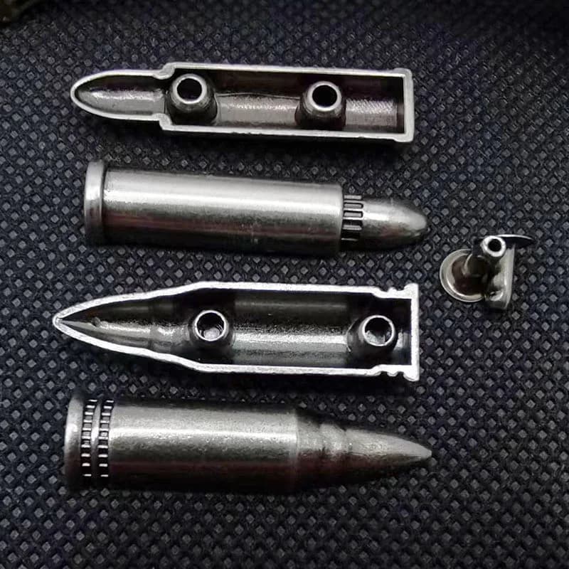 Hot Selling Bullet Spike Studs Rivet Metal Concho Rivets Punk Rock DIY Leather, front view
