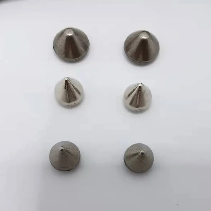 Bullet Rivets Metal Cone Punk Rivet Spike Stud Rivets Decorative, front view
