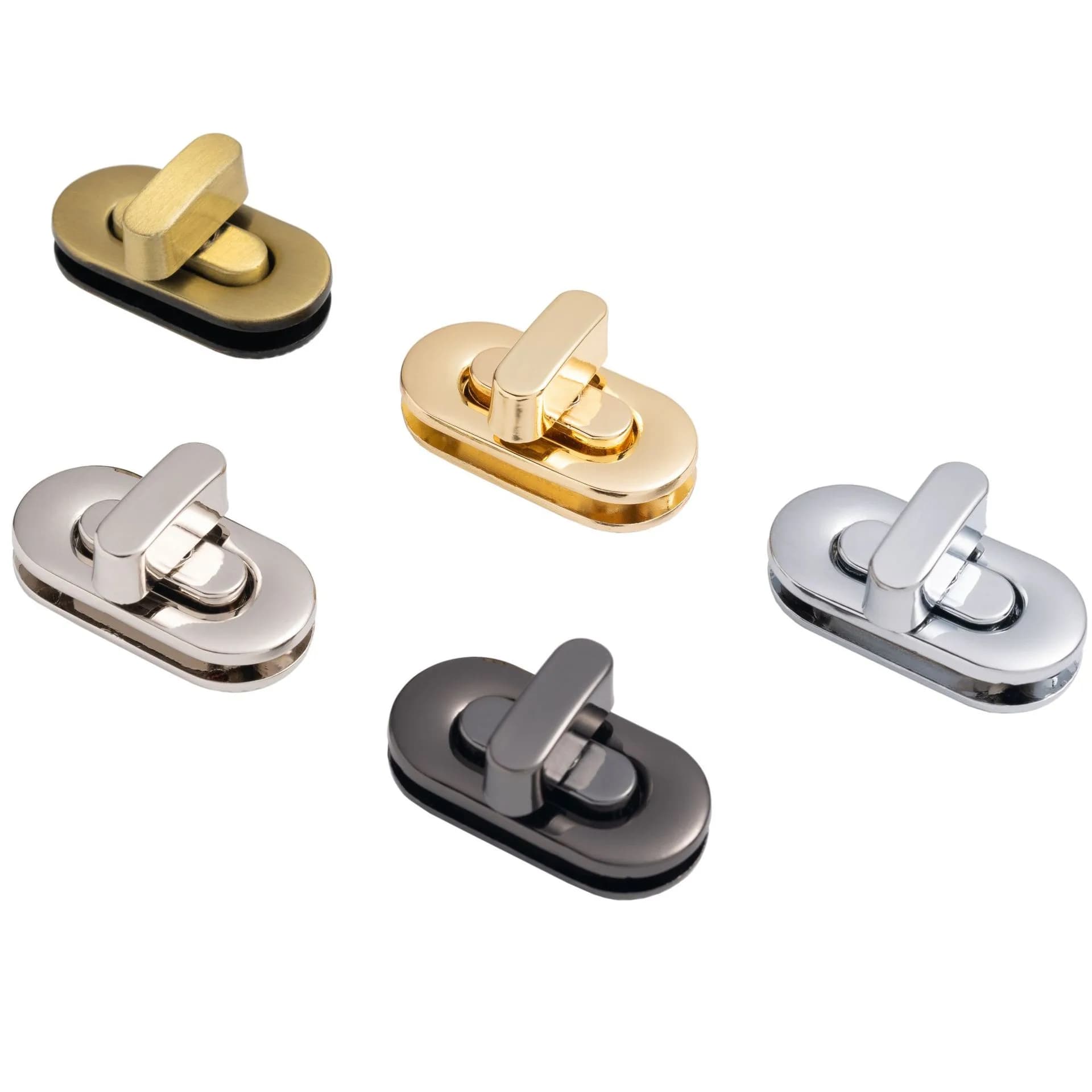 Custom Bag Hardware Supplies Lock Bag Hardware Accessories Turn Lock Clasp for, front view