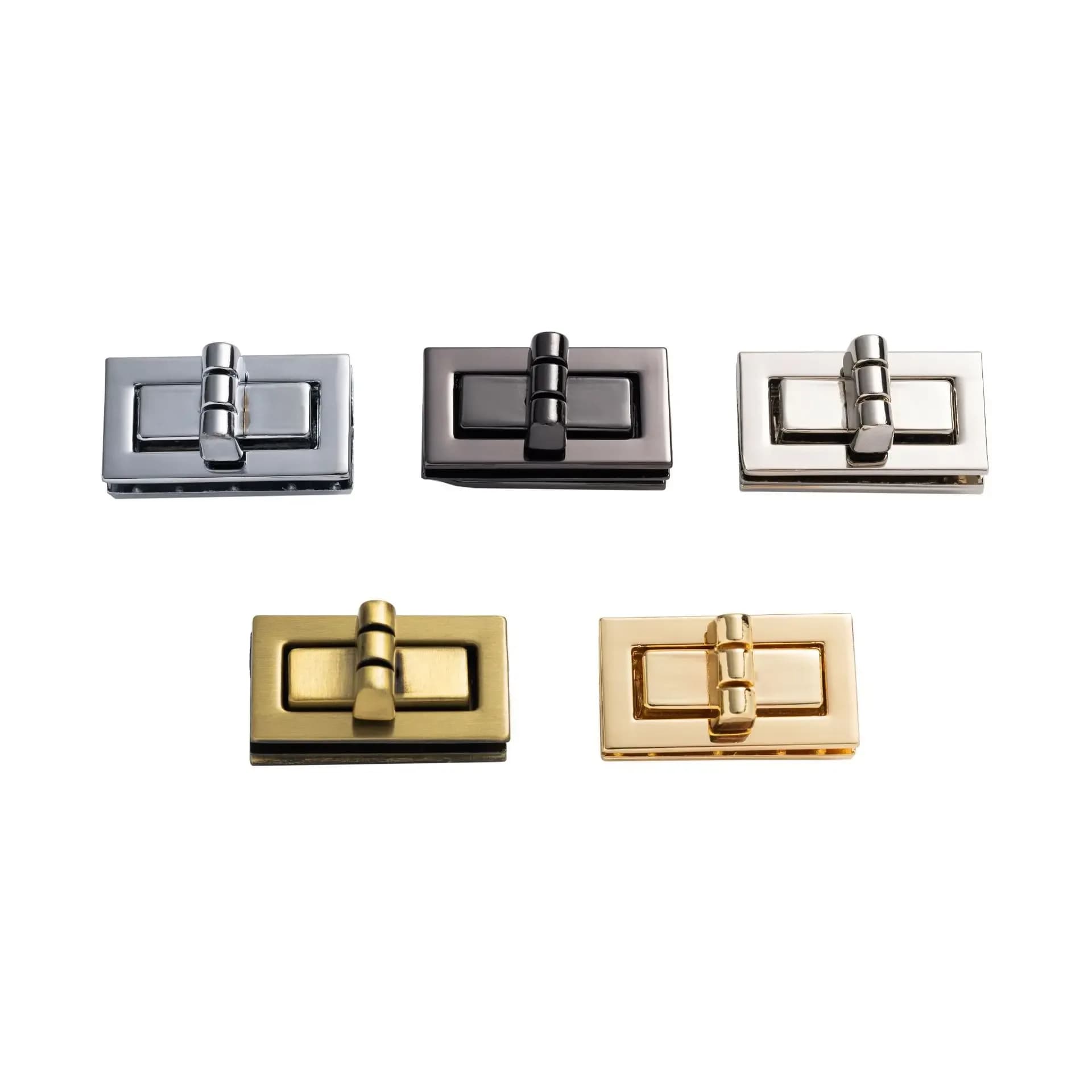 Custom Design Zinc Alloy Bag Hardware Classic Metal Lock for Handbags - view 1