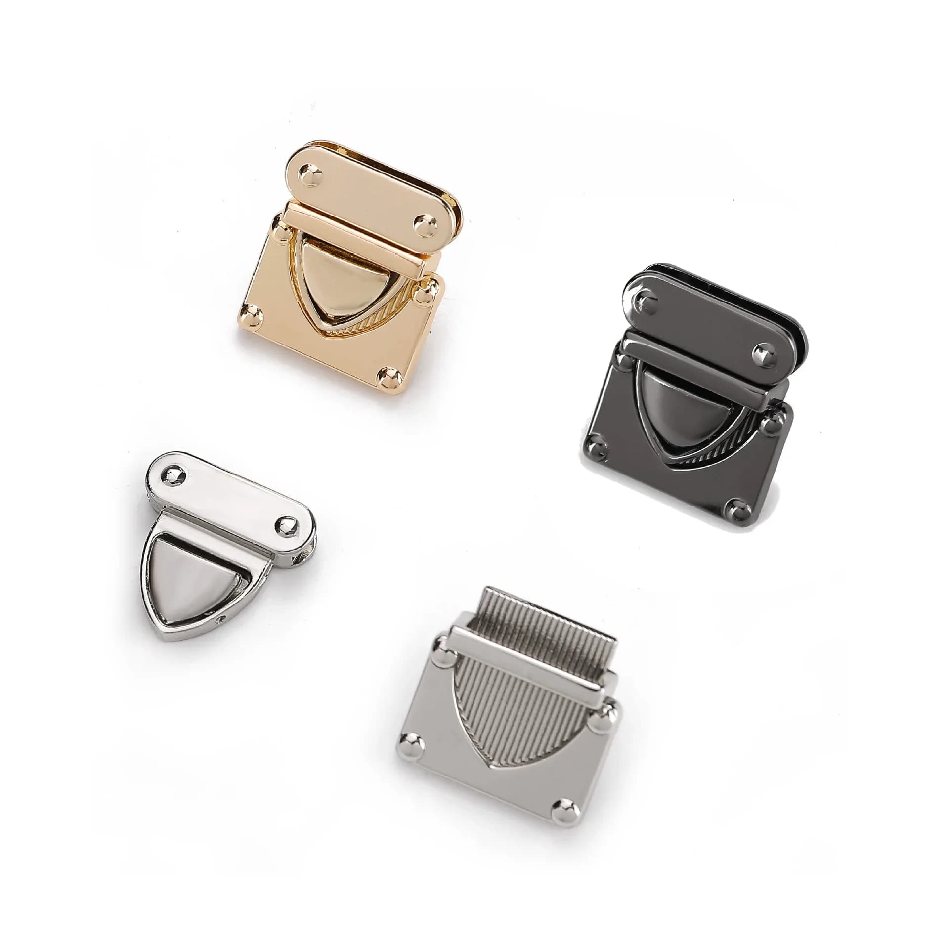 Custom Design Hot Sale Custom Designer Handbag Turn Locks Metal Push Lock for Bag - view 1