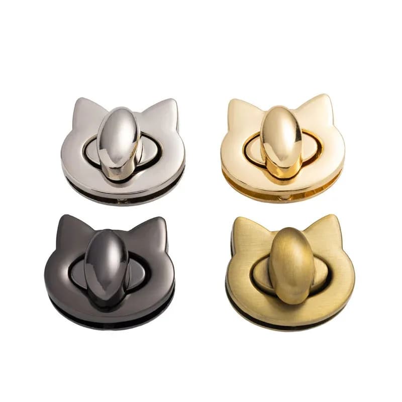 Manufacturer Direct Sale Leather Bag Metal Lock Hardware Handbag Twist Lock for Ladies Bag - view 1