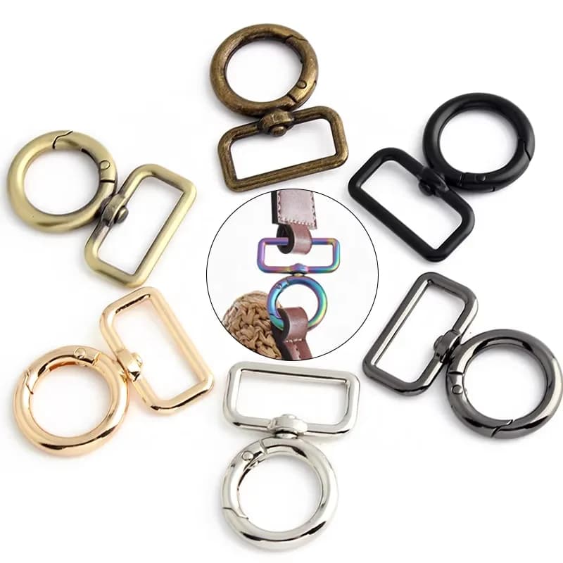25mm 1 Inch Metal Snap Swivel Hook Strong Safety Accessories Handbags Bag Strap, front view