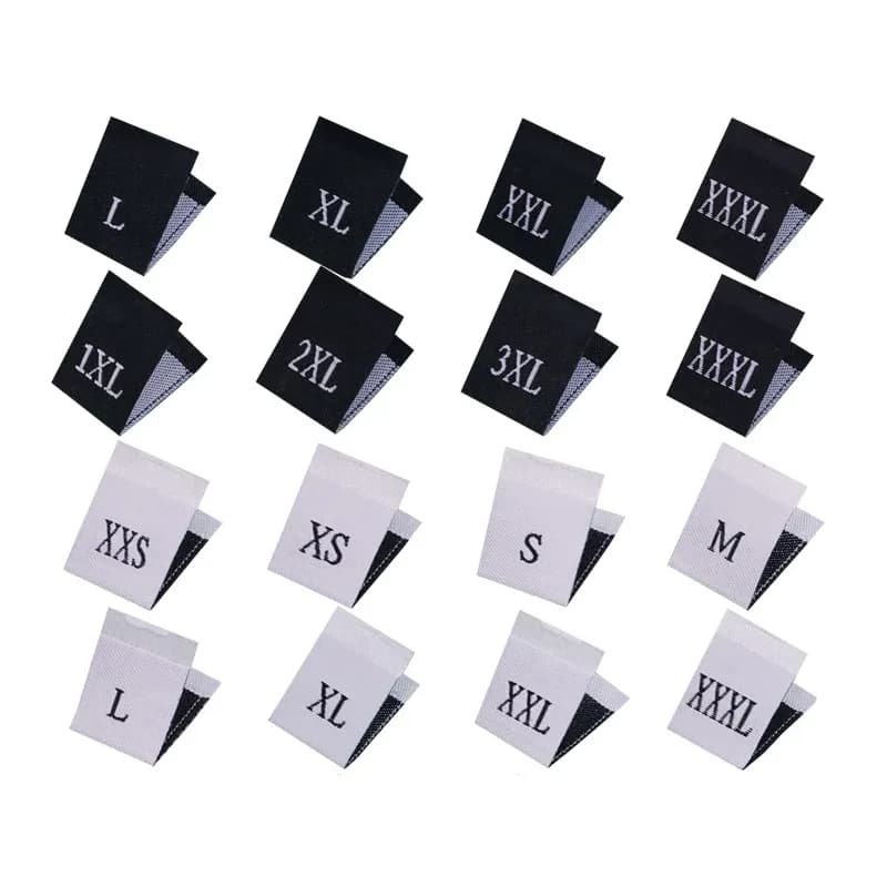 Custom Labels Clothing Garment Satin Woven Label High-density Tags for Clothes Label Woven Tag - view 1
