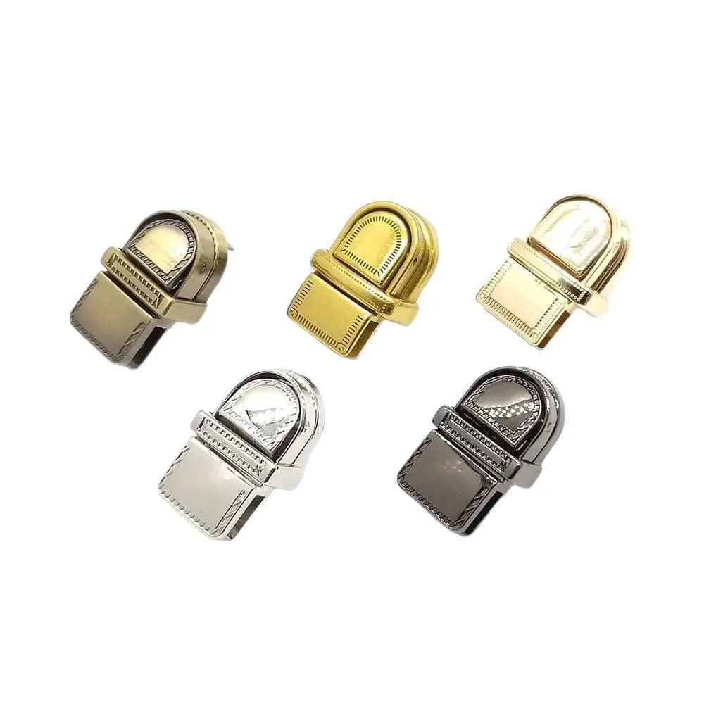 Customized buckle zinc alloy metal bag DIY fashionable twist lock handbag accessories - view 1