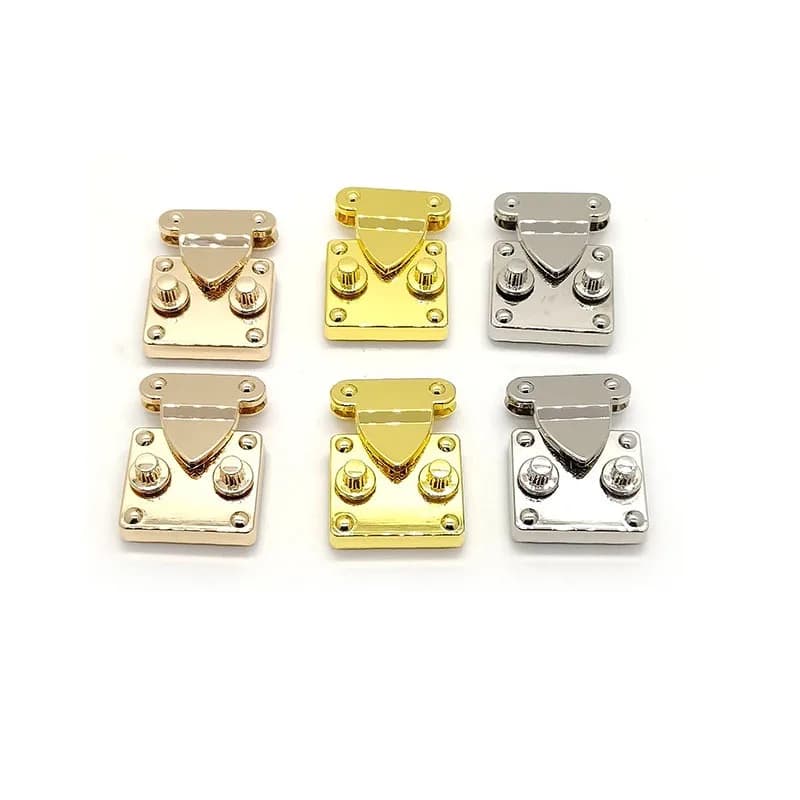 Customized Small square Luggage, Hardware Products, Lock Bags, Hardware, front view