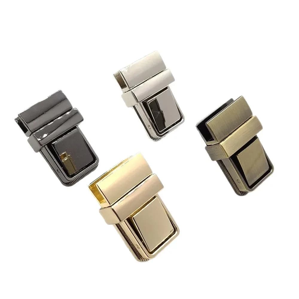 Wholesale Metal Round Shape Clasp for DIY Handbag Bag Purse Hardware Turn Lock Twist Press Tuck Lock - view 1