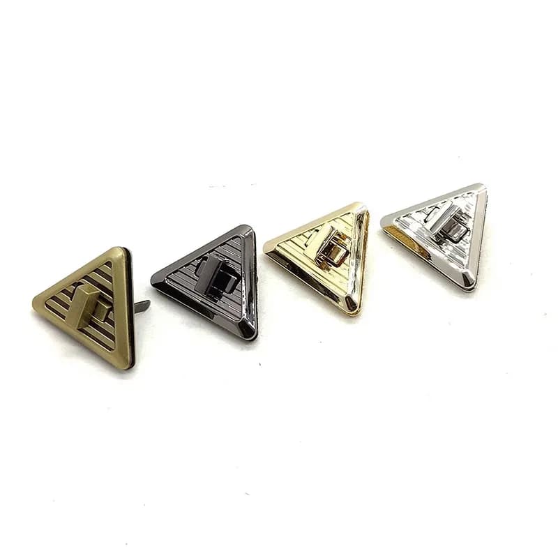 Wholesale Custom Bag Catch Lock DIY Metal Clasp for Women Handbag Shoulder Bag Accessories Metal Buckle for Craft Bags - view 1