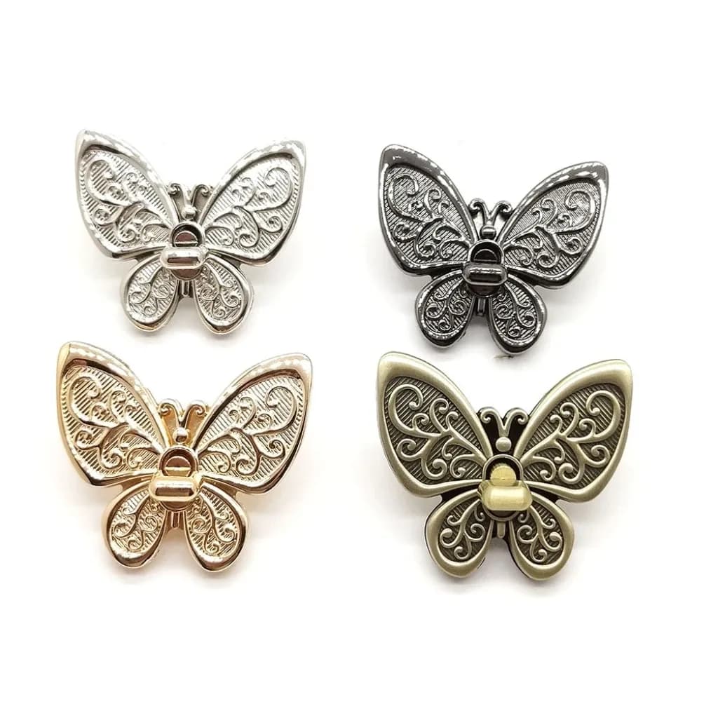 Wholesale Fashion Bag Clasp Fastener Push Lock Handbag Padlocks Turn Lock Zinc Alloy Handbag - view 1