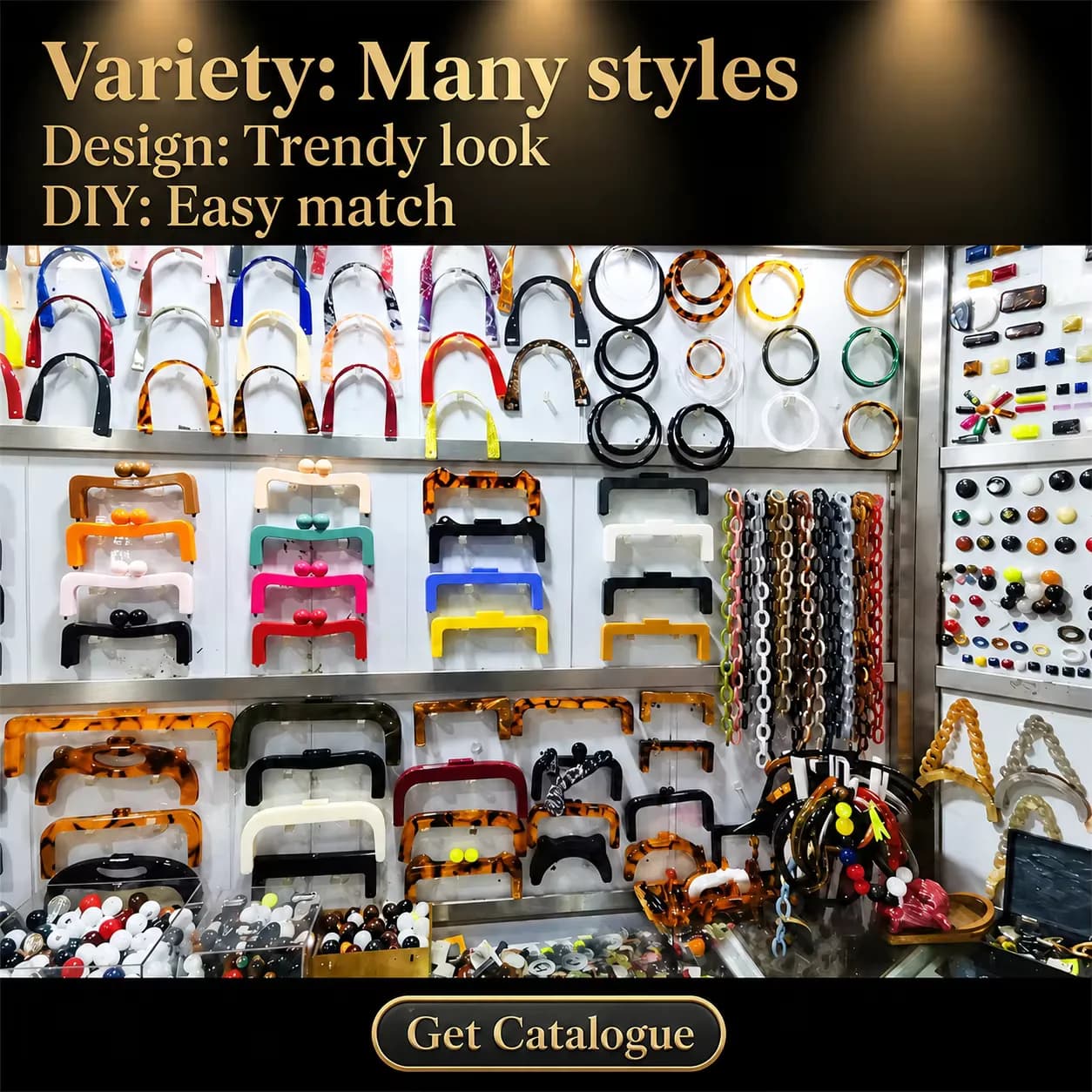 Natural Solid Wood Handle Professional Eco-Friendly Handles Frame Hanger, front view