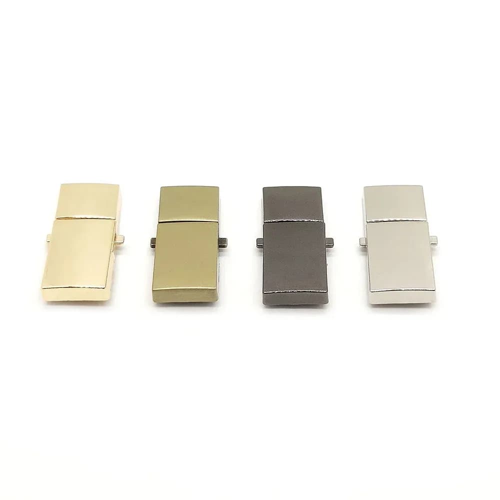 Custom Metal Push and Turn Lock Logo Closures Bag Twist Locks Design Press Handbag Lock Hardware for Bags - view 1