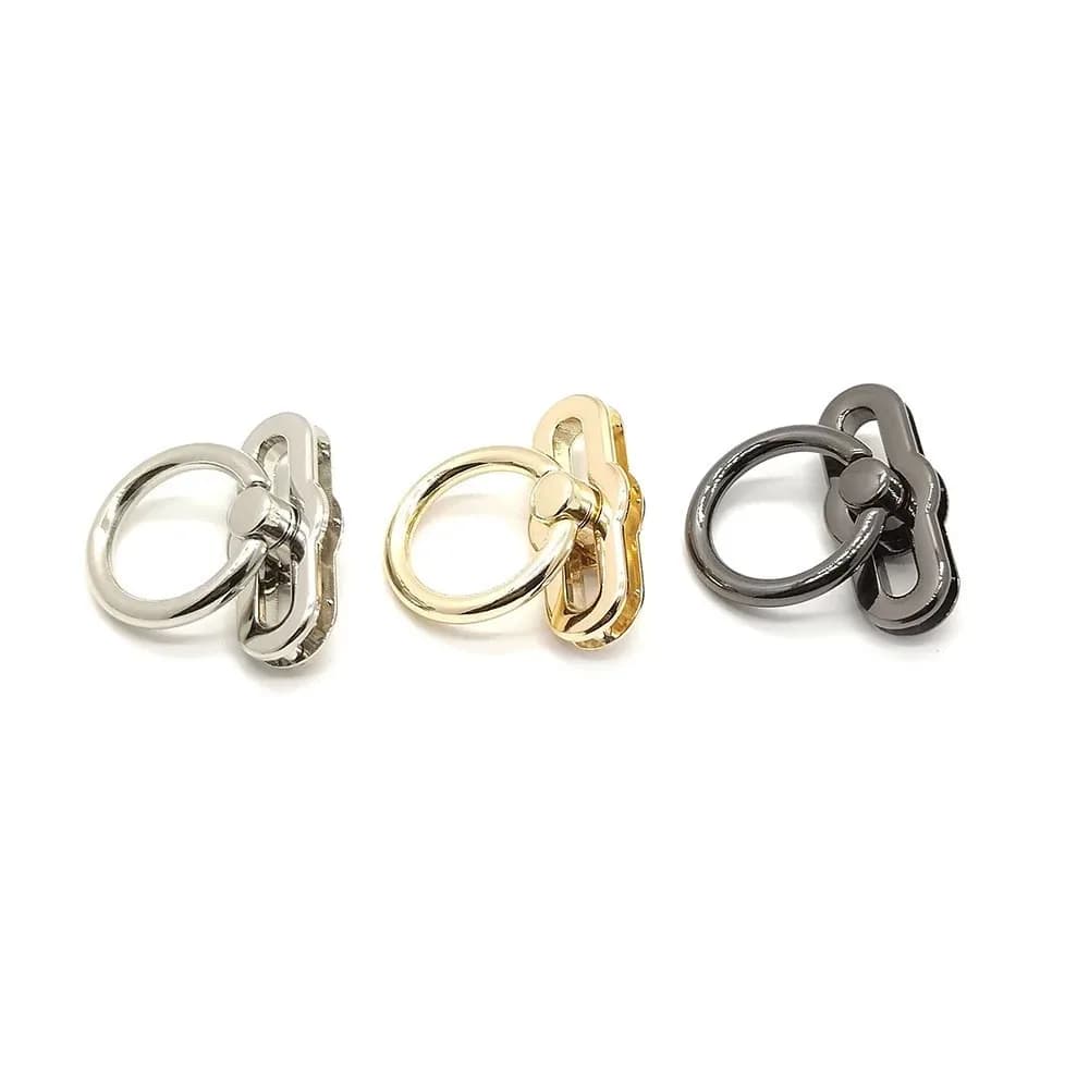 Wholesale Accessories Bag Swivel Lobster Clasp Metal Screw Hook Detachable Bag Shoulder Belt Buckle Ring for Backpack - view 1
