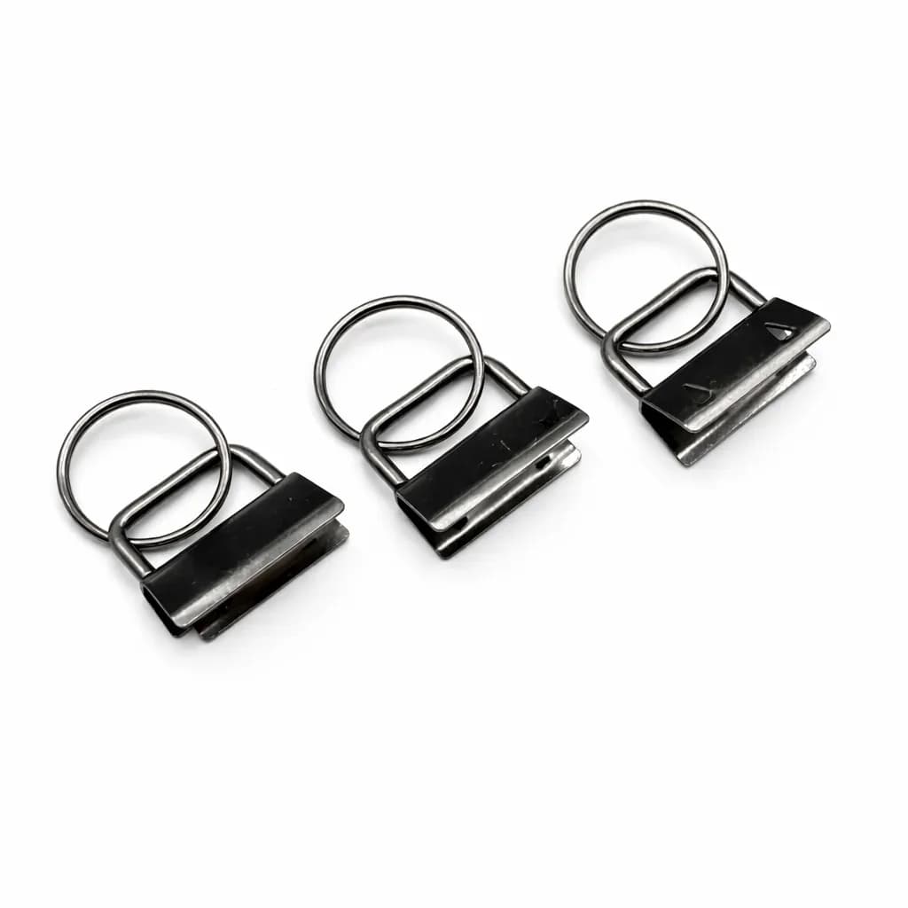 20mm-40mm High Quality Alloy Metal Tail Clamp Bag & Ribbon Accessories Clip Handbag Keychain Split Ring Eco-friendly Key Ring - view 1