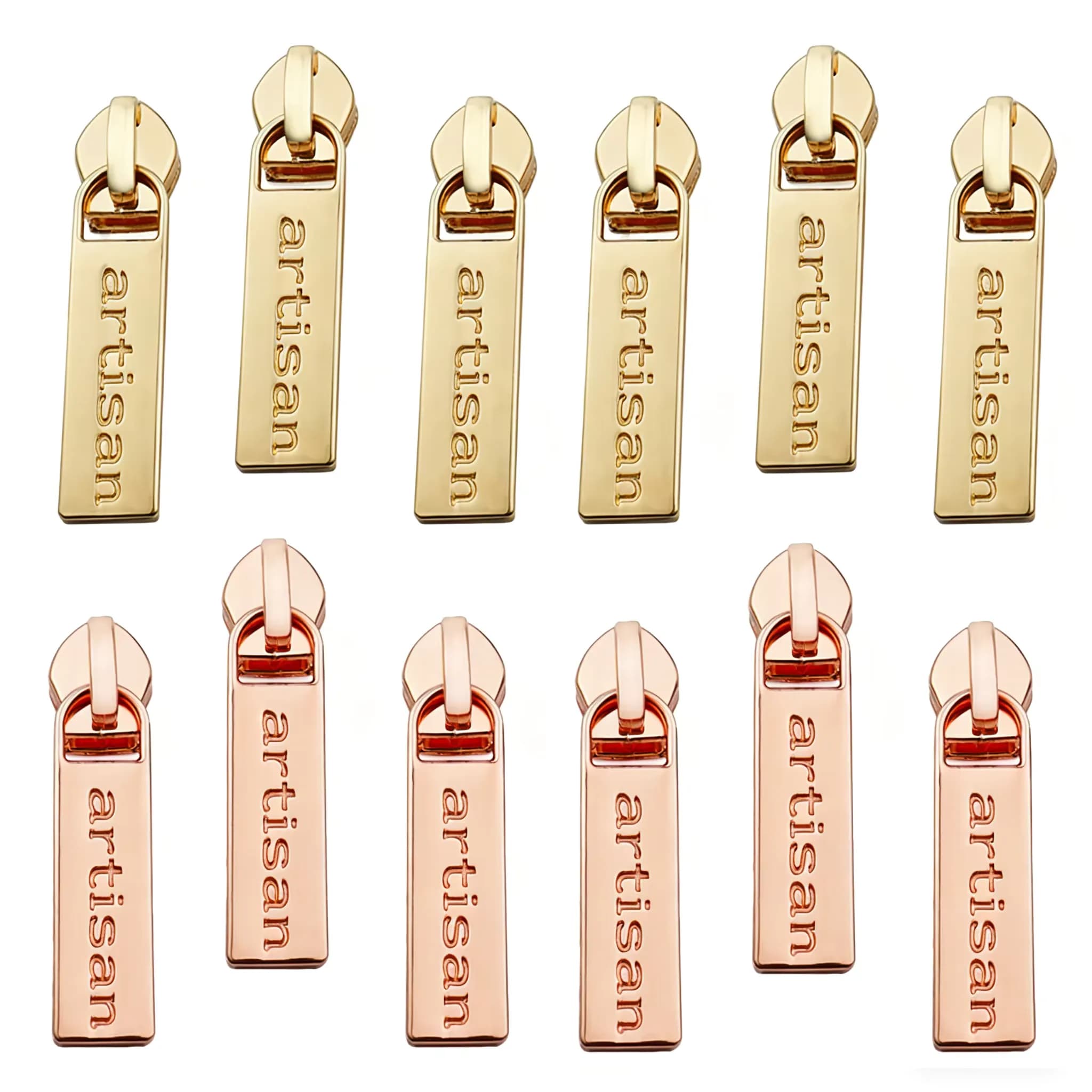 5# DIY Sewing Luggage Garment Accessories Zinc Alloy Plating Nickel-Free Auto, front view