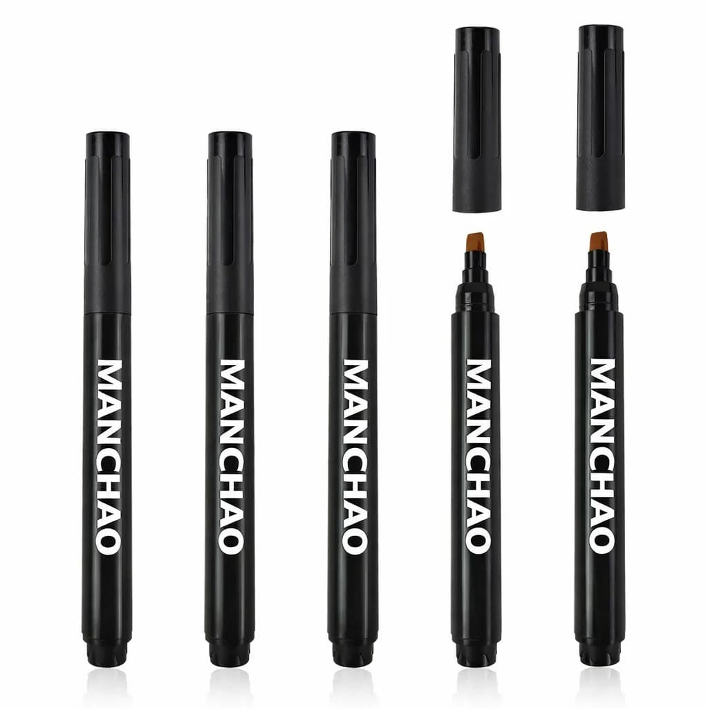 Bestseller PP Plastic Recyclable American Money Detector Pens 4.5mm Chisel Tip, front view