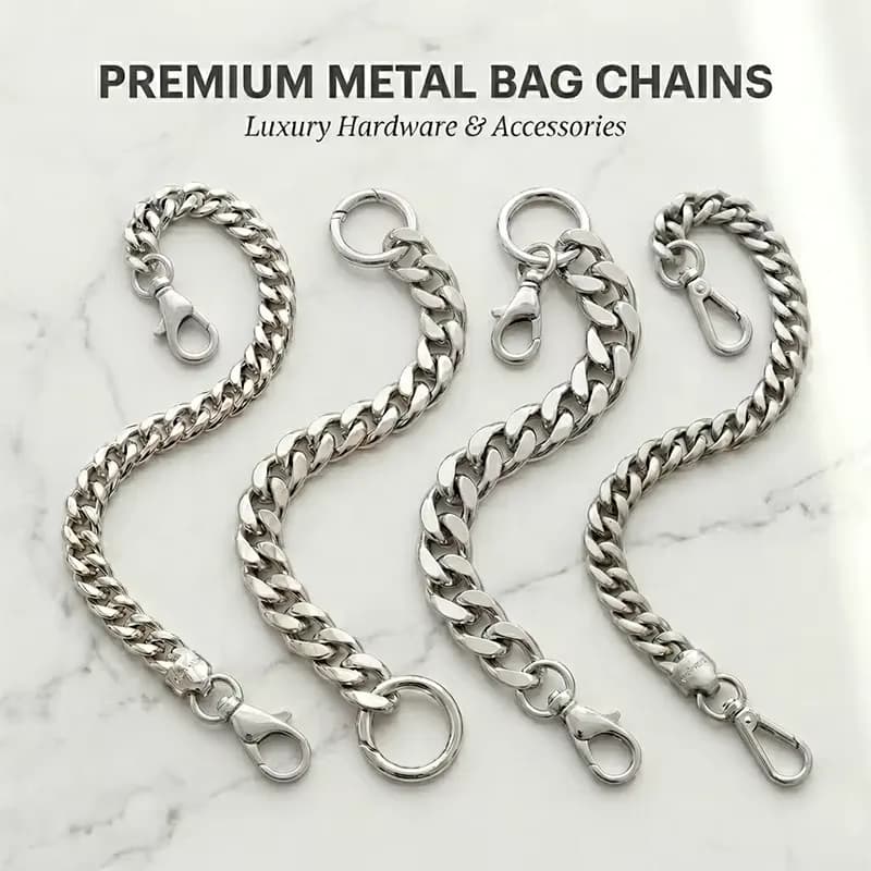 Aluminum Chain for Jewelry Making and Silver Aluminum Jewelry Chain, front view