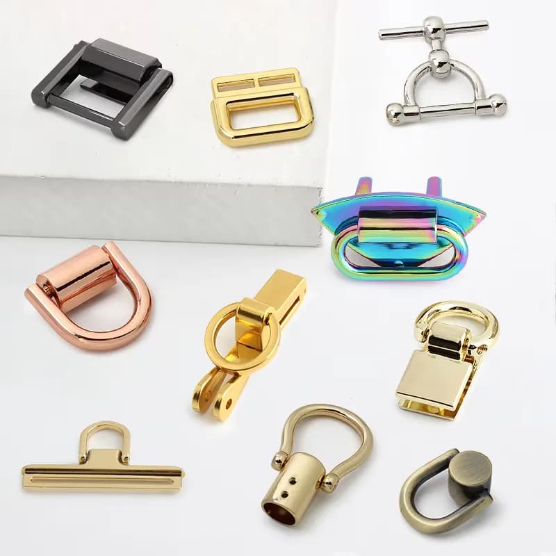 OEM Custom Strong Durable Metal Arch Bridge Bag Buckle Heavy Duty Strap Clasp, front view
