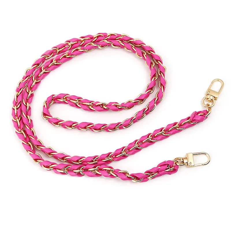 2023 Eco-friendly Durable Purse Colorful Metal Crossbody Chunky Girls Shoulder, front view