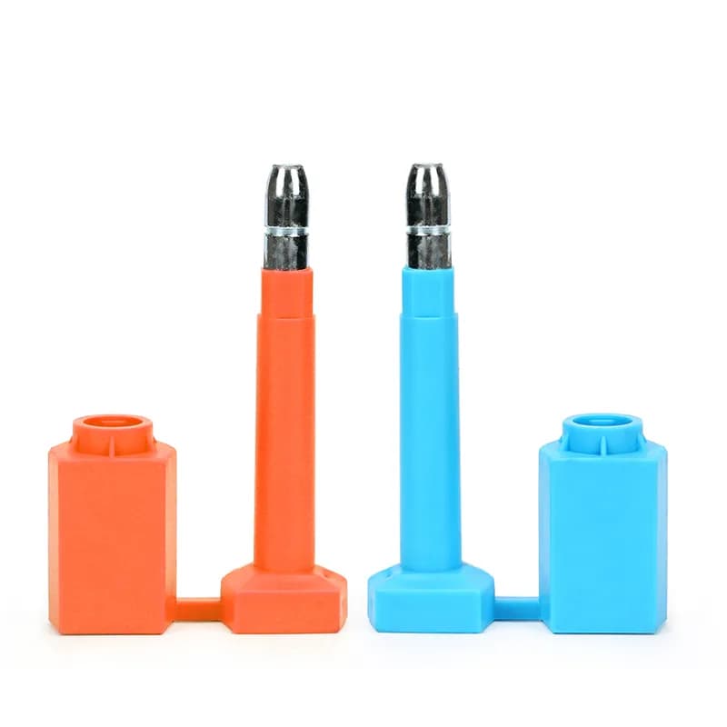 Steel Container Door Seals Double Color Bolt Seals Eco-Friendly High Tensile, front view