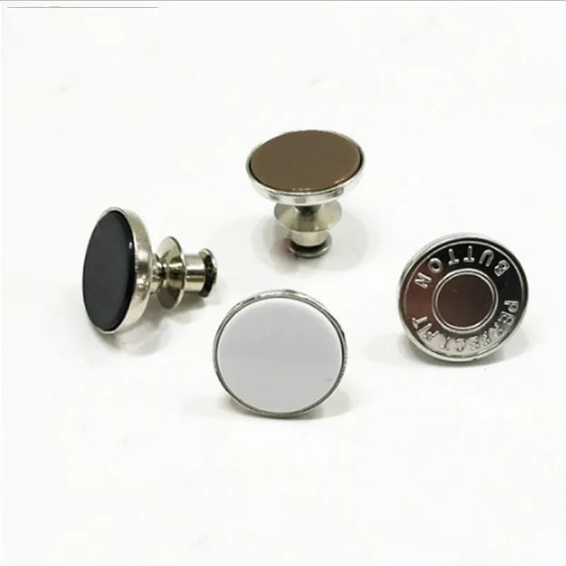 Custom Made Adjustable Metal Shakable Gold Plating Rubber Core Brass Jeans, front view