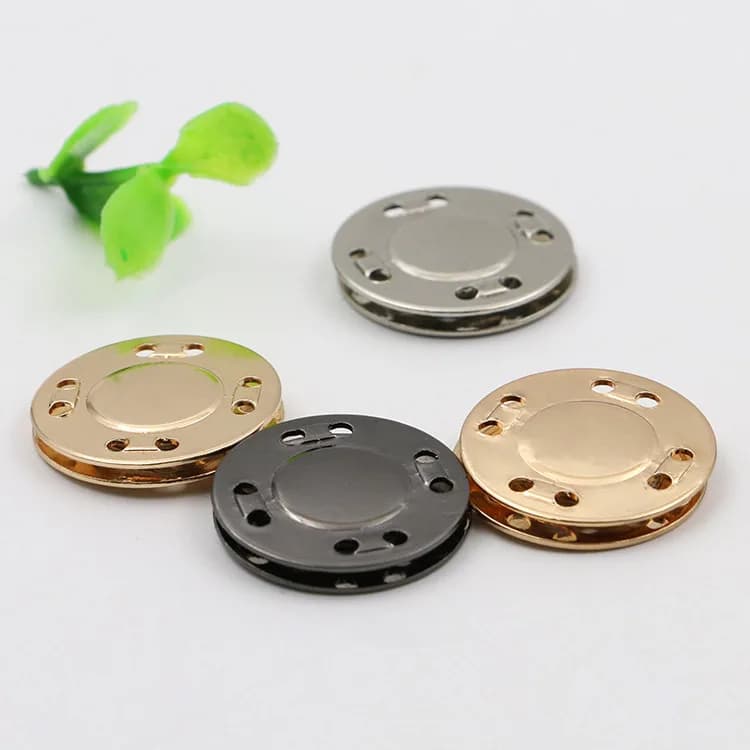 20mm Thin Magnet Button, Strong Magnetic Snap Button, Magnetic Button for, front view