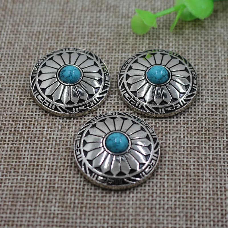 New Design Metal Western Bag Accessories Conchos for Sale, front view