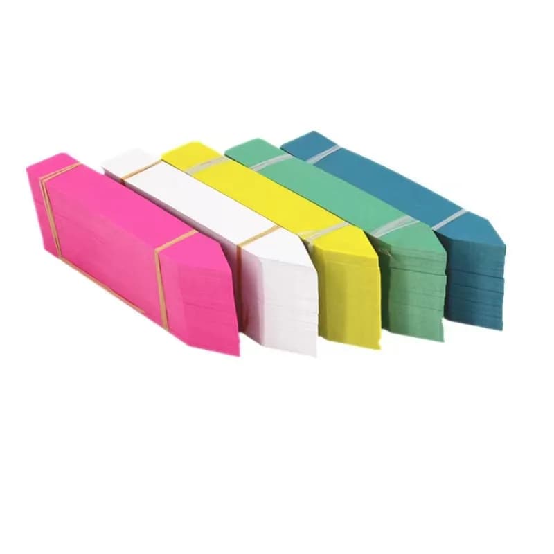 100pcs Waterproof PVC Plant Marker Multi-Colour 4\" Garden Sign Adhesive Label Durable Bag Label for Plants - view 1