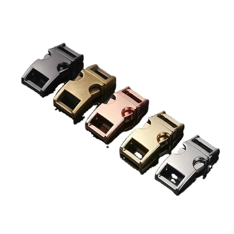 Custom Colored Zinc Alloy One Side Quick Release Metal Buckle for Motorcycle, front view