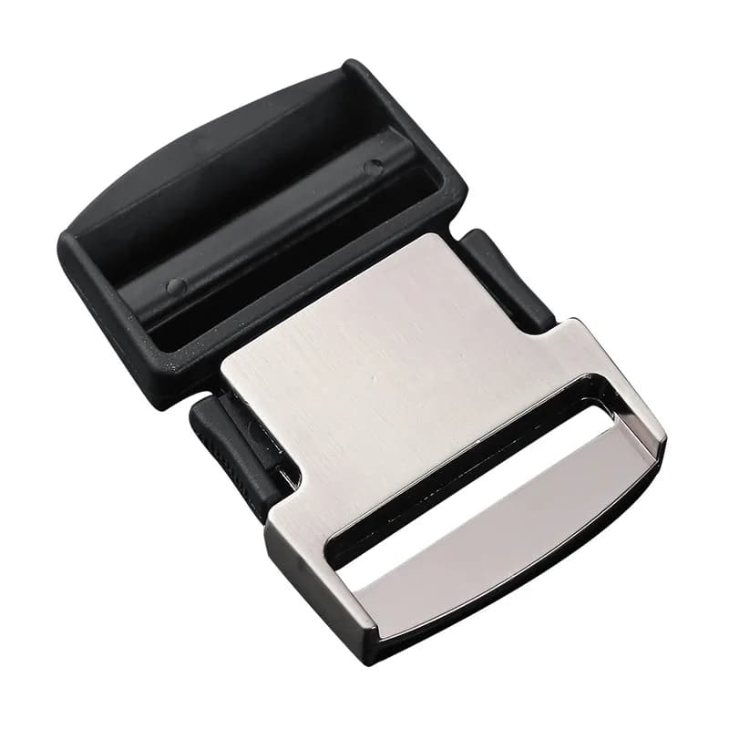 Custom Zinc Alloy Belt Clip Quick Side Release Metal Buckle Bag Accessories, front view