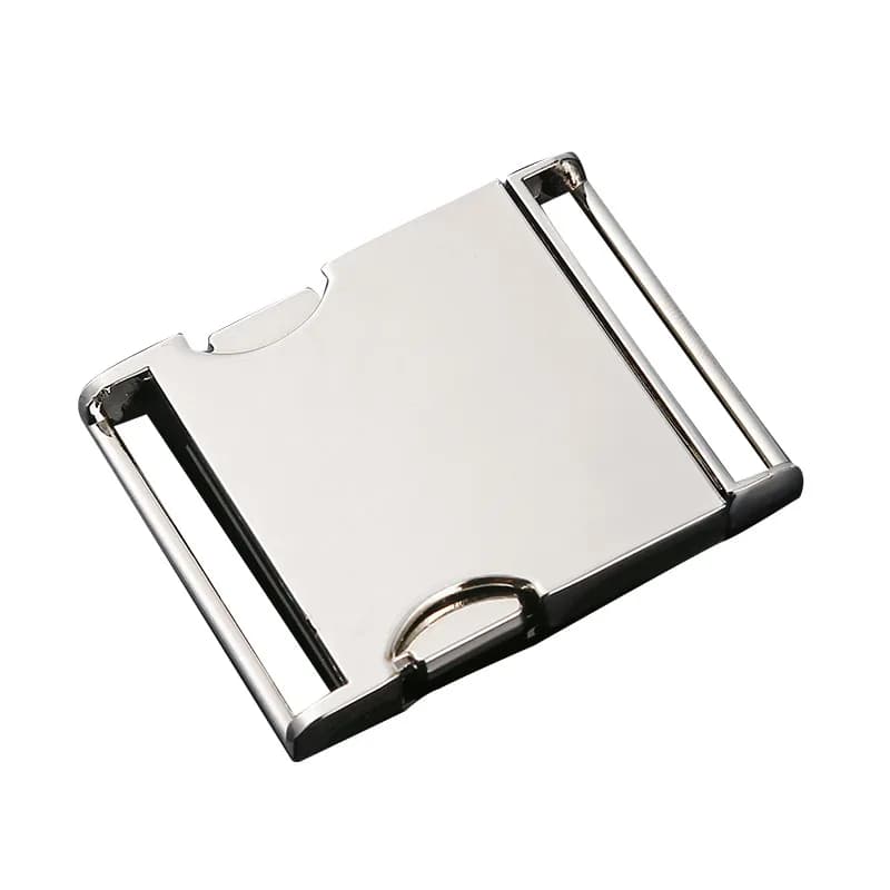 Factory Price 55mm Zinc Alloy Metal Quick Release Buckle for Belts Tactical, front view