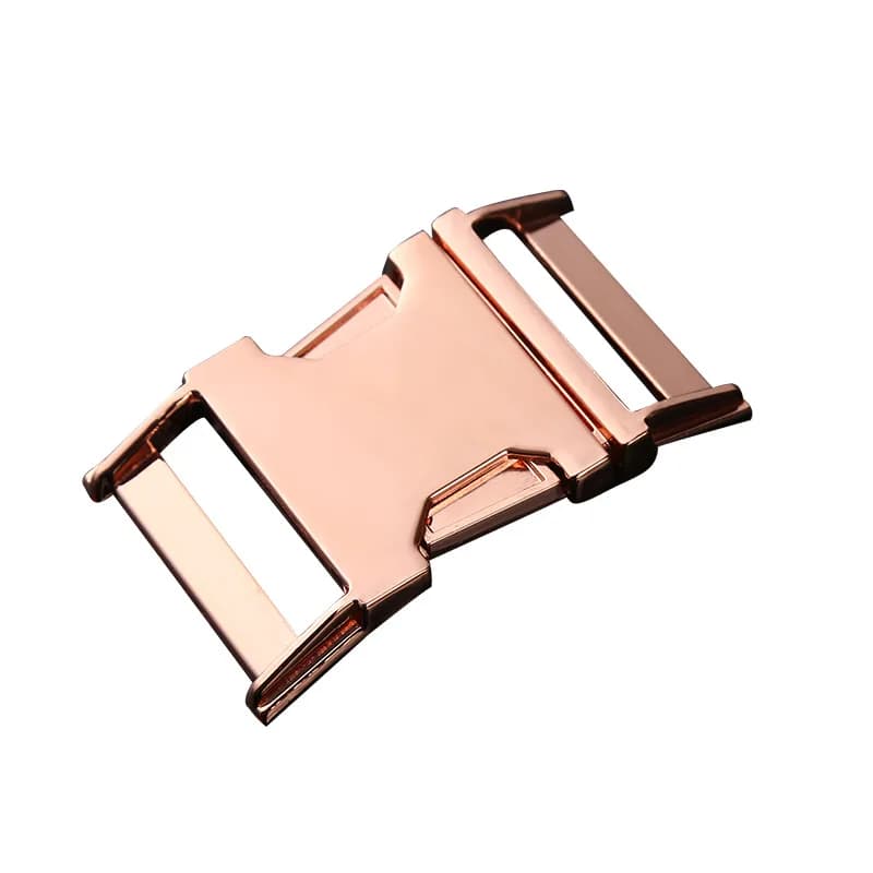 Adjustable Rose Glod Tactical Metal Side Release Buckle Belt Buckle Custom, front view