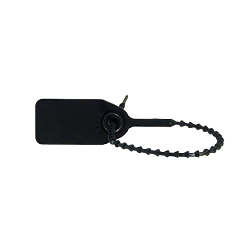 High Security Disposable Self-Locking Plastic Seal Custom Laser Printing Pull, front view