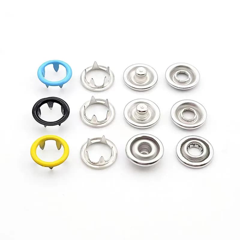 Custom Metal Latch Buckle Stainless Steel Prong Buckle Metal Accessories for, front view