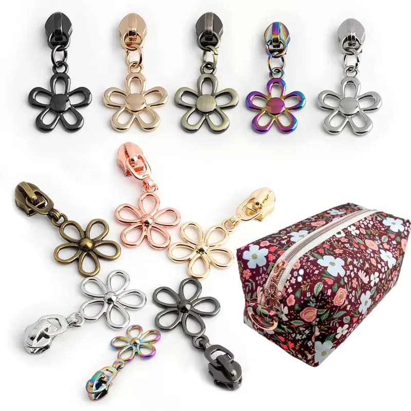 Fashion Design Metal Clothing Zipper Puller DIY Creative Accessory Zipper Head, front view