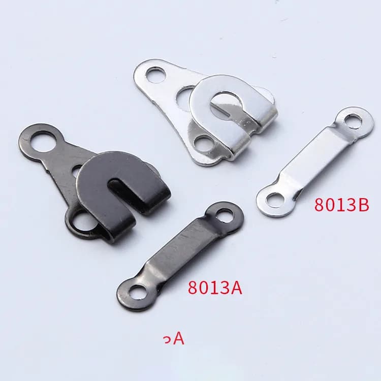 Attractive Price Sew-on Hook and Bar Closure Trousers Metal Hooks Pants Hook, front view